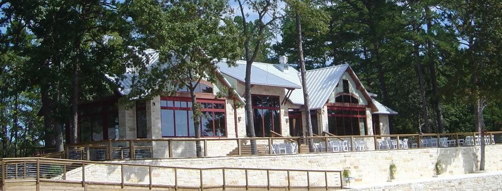 Exterior view of the Lake Tyler Petroleum Club